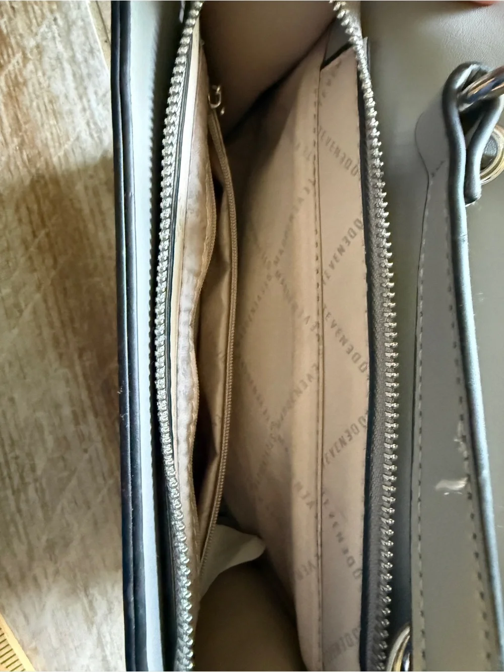 Steve Madden Lightgray Top Handle Satchel